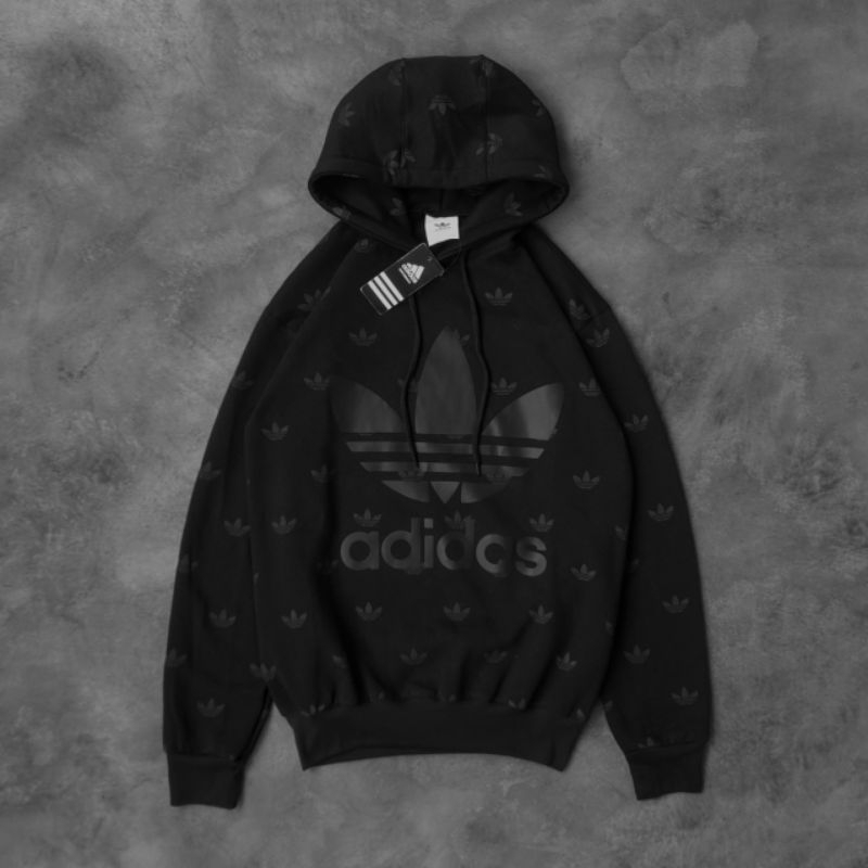 Hoodie Adidas Classic Logo Monogram Fulltag Label