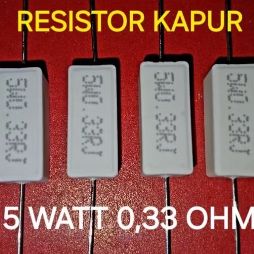 RESISTOR 5watt 0,33ohm