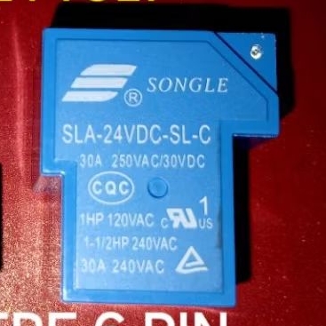 RELAY 24 VOLT SONGLE