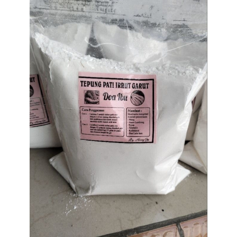 

ADY78 Tepung Pati Garut Asli 1kg & 500gr Untuk Asam Lambung