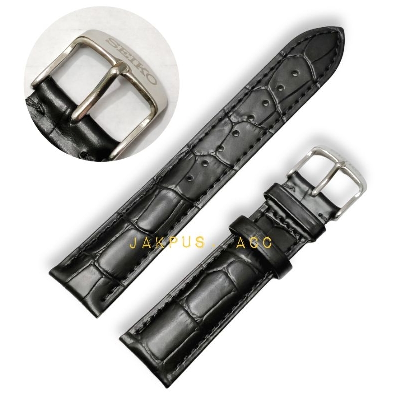 Tali jam tangan SEIKO kulit asli