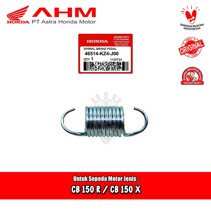 Per Pedal Rem Kaki Honda CB150R CB CBR 150 R X Old New LED Original AHM 46514-KZ4-J00