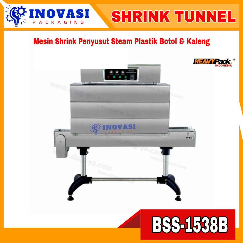 Mesin Shrink Penyusut  Steam Plastik Shrink Label Botol HEAVYPACK BSS-1538B