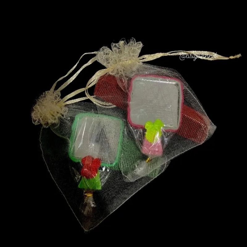 [50pcs] souvernir pernikahan unik kaca sisir kaca/souvernir pernikahan lucu/souvernir wedding murah