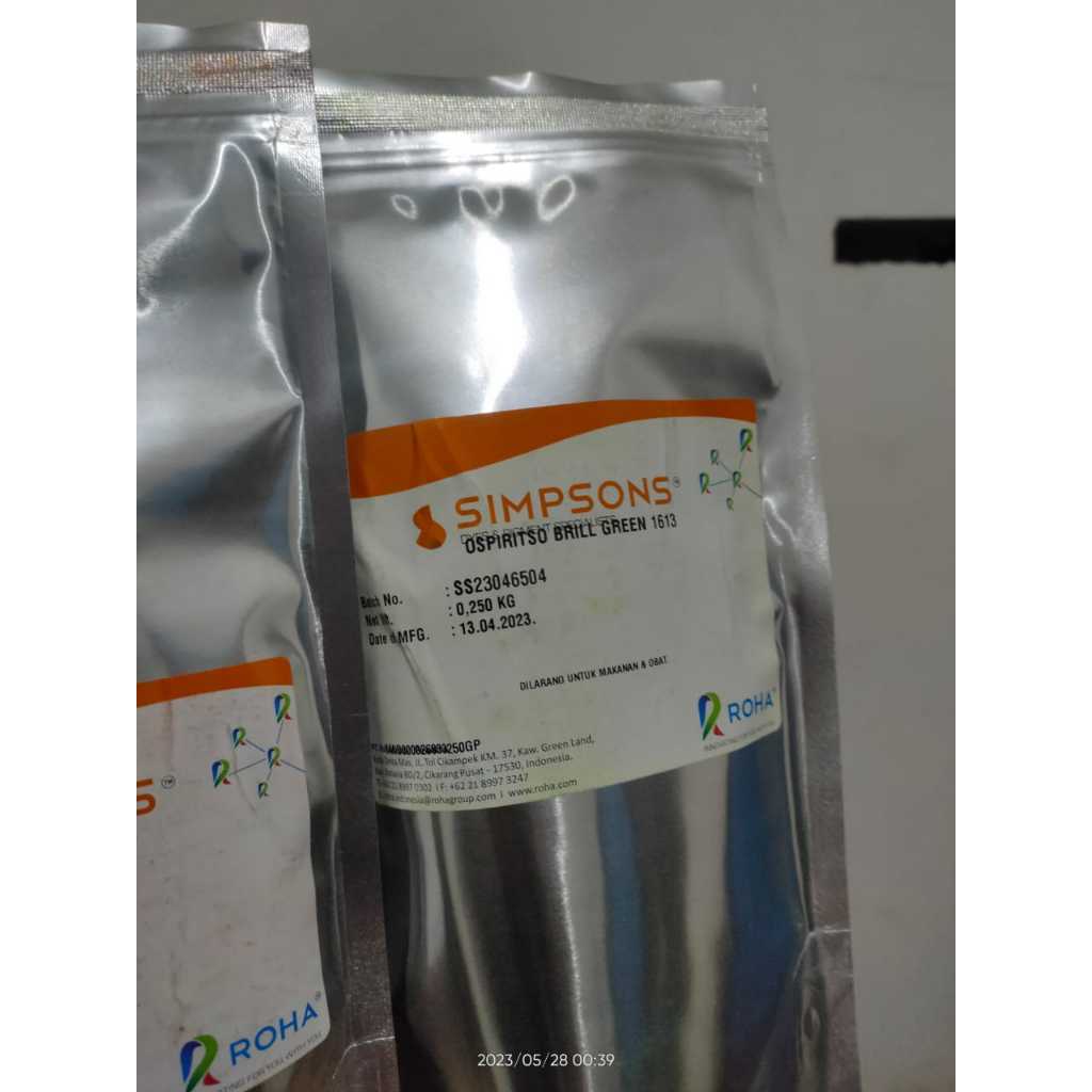 

PEWARNA MINYAK SIMPSONS BRILL GREEN 1613