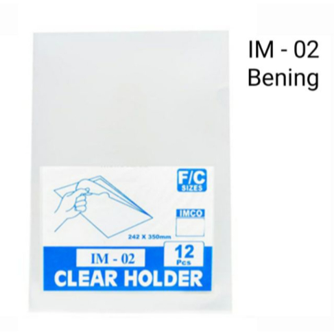 

MAP L / Clear Sleeves folio / Map Plastik F4 IMCO GOBI IM-02 - 1 Lusin