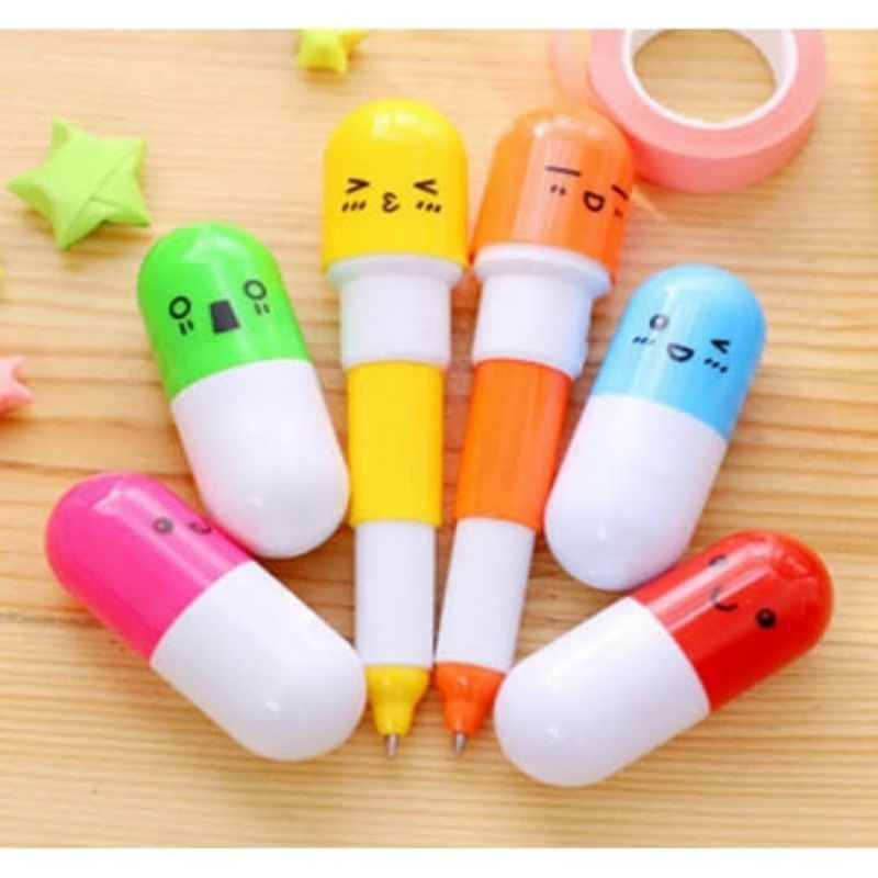 

Pena/Pensil karakter Kapsul Vitamin