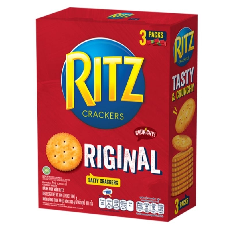 

ritz biskuit crackers original box 300 gram