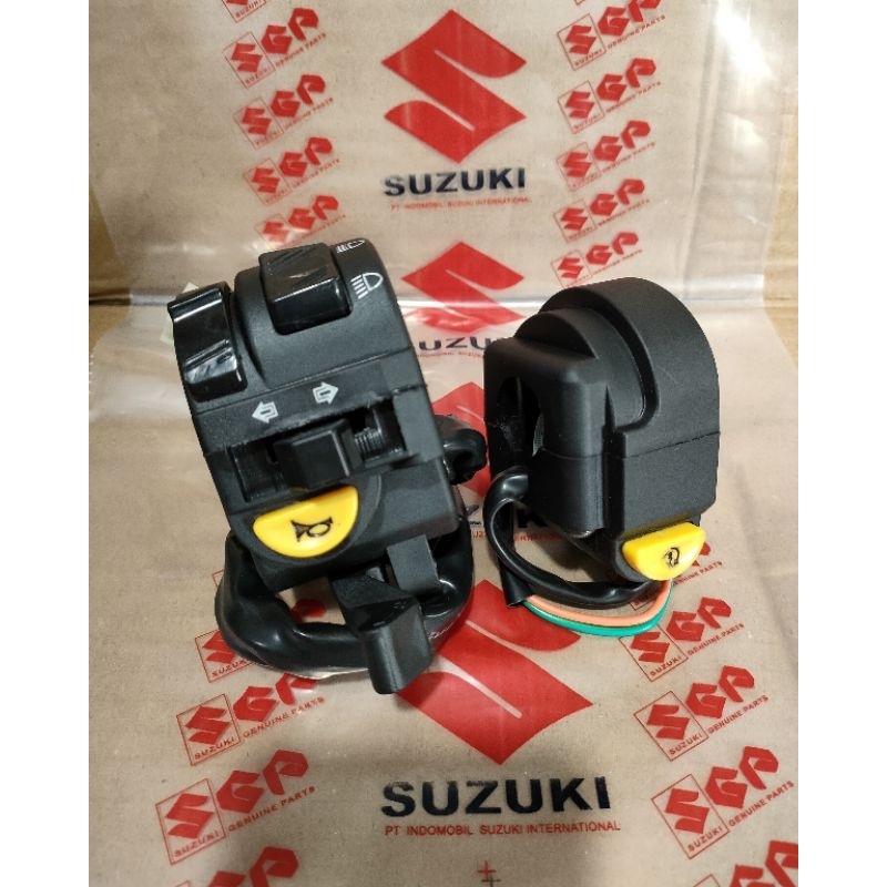 SAKLAR LAMPU SATRIA FU 150 KARBU SAKLAR SATRIA FU 150 KIRI KANAN SET SAKLAR KIRI KELAKSON SEIN SATRI