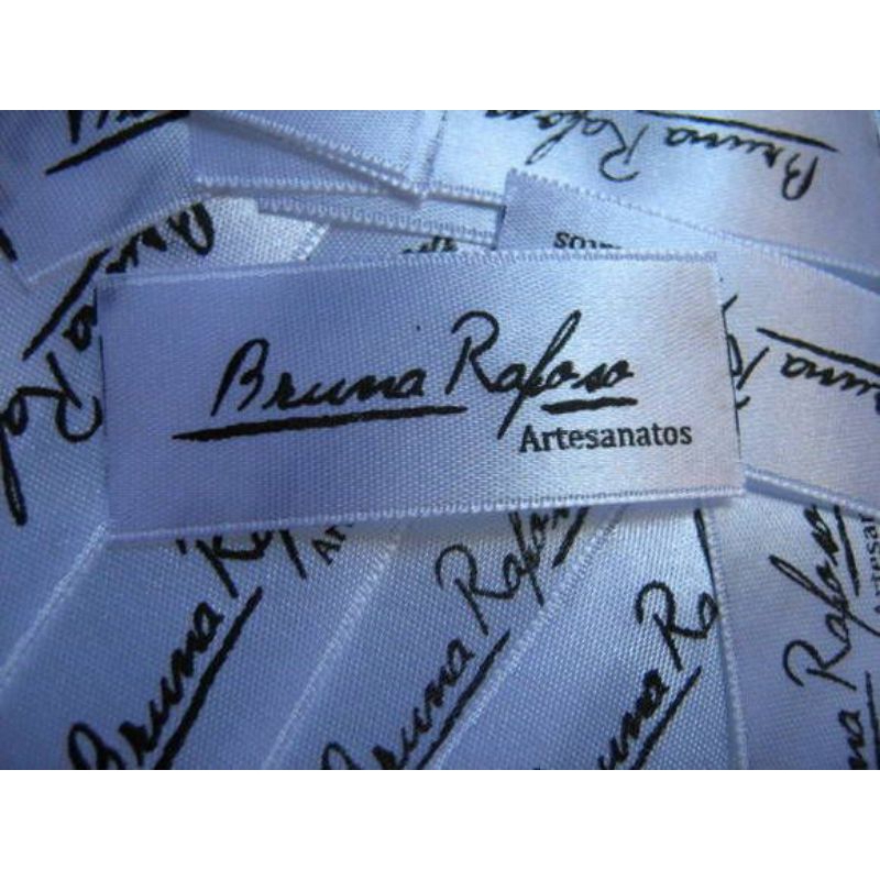 Label baju/Label kaos/(PITA SATIN RAJUT ukuran 2.5cm)/Label hijab/Label tas/Pita label