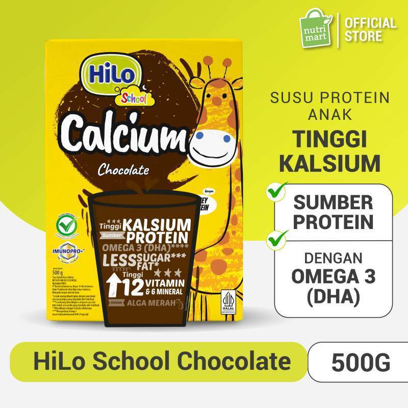 

HILO SCHOOL CALCIUM CHOCOLATE SUSU PERTUMBUHAN UNTUK USIA 5-12 TAHUN