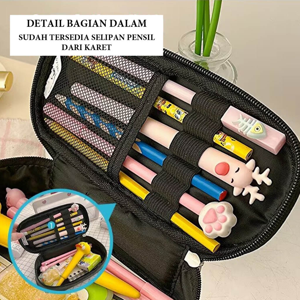 

TEMPAT PENSIL SANRIO BAHAN PU PREMIUM / PENCIL CASE SANRIO / TEMPAT ALAT TULIS ANAK SEKOLAH BAHAN KULIT PU / POUCH SANRIO