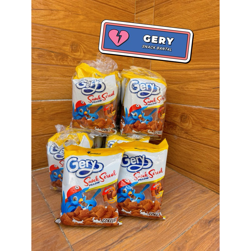 

( ECER ) Gery Snack Sereal Pillow / Gery snack Bantal Coklat eceran 2000