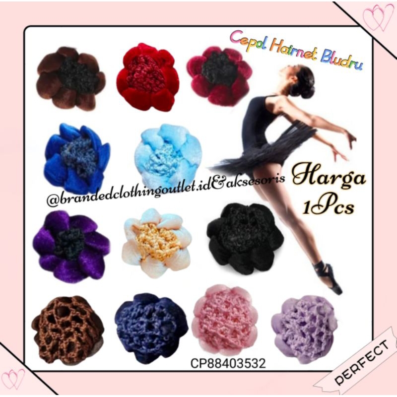 CEPOL RAMBUT JARING BLUDRU / KONDE HAIRNET / SANGGUL CEPOL HARNET / KUNCIR CEPOL / HARNET ANAK & DEW