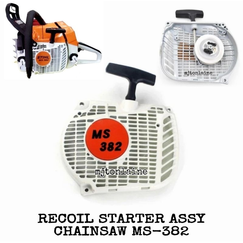 Recoil starter assy chaisaw stihl 382 tarikan stater chainsaw kecil