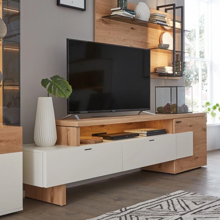 Bufet tv Jati Minimalis Kabinet tv Bufet Custom Modern