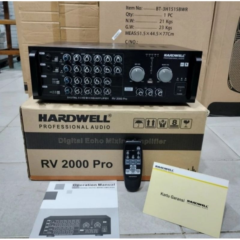 Power Amlifier Hardwell RV 2000 Original Ampli Karaoke