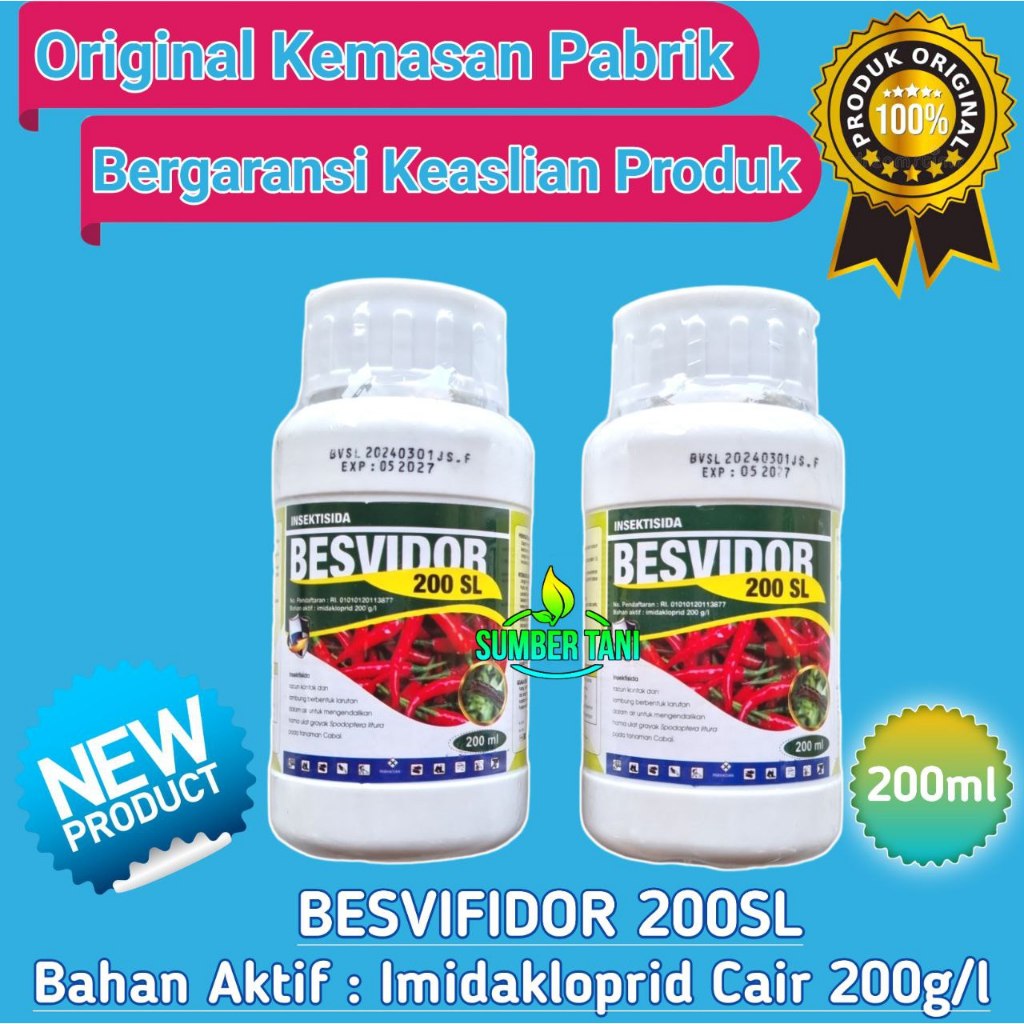 BESVIDOR 200SL - 200ml - INSEKTISIDA Imidakloprid 200g/l