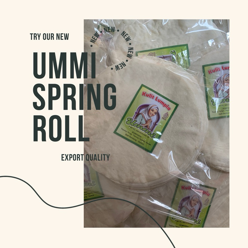 

KULIT LUMPIA UMMI ( ISI 30 LEMBAR ) EXPORT QUALITY / SPRING ROLL / KULIT MARTABAK TELUR / KULIT MARTABAK MINI / KULIT SAMOSA / KULIT PISCOK / KULIT RISOL / KULIT DIMSUM / KULIT PANGSIT / CHESSE ROLL / KULIT SIOMAY