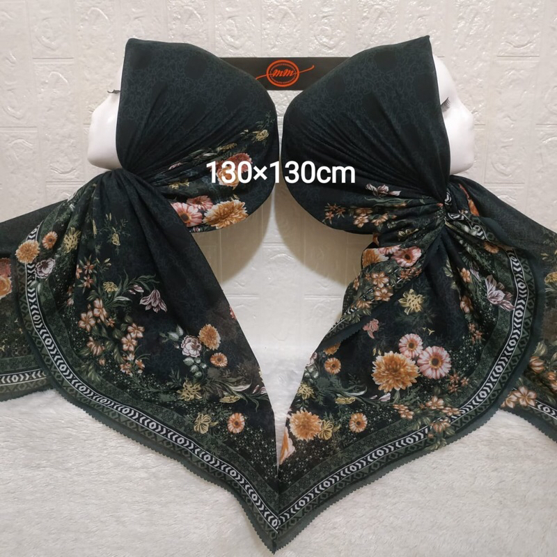 Hijab Jumbo Voal Motif | Jumbo Voal Motif