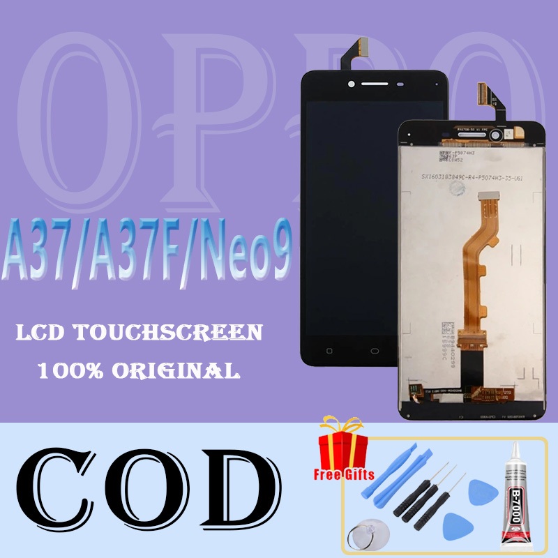 LIVE [ORIGINAL] LCD OPPO NEO 9 A37 A37F FULLSET TOUCHSCREEN GARANSI RESMI BISA GROSIR