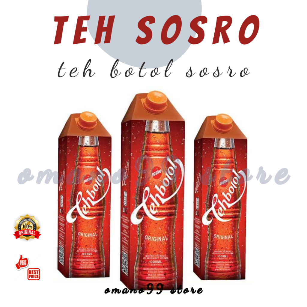 

Teh Botol Sosro Kotak 1 Liter 1L