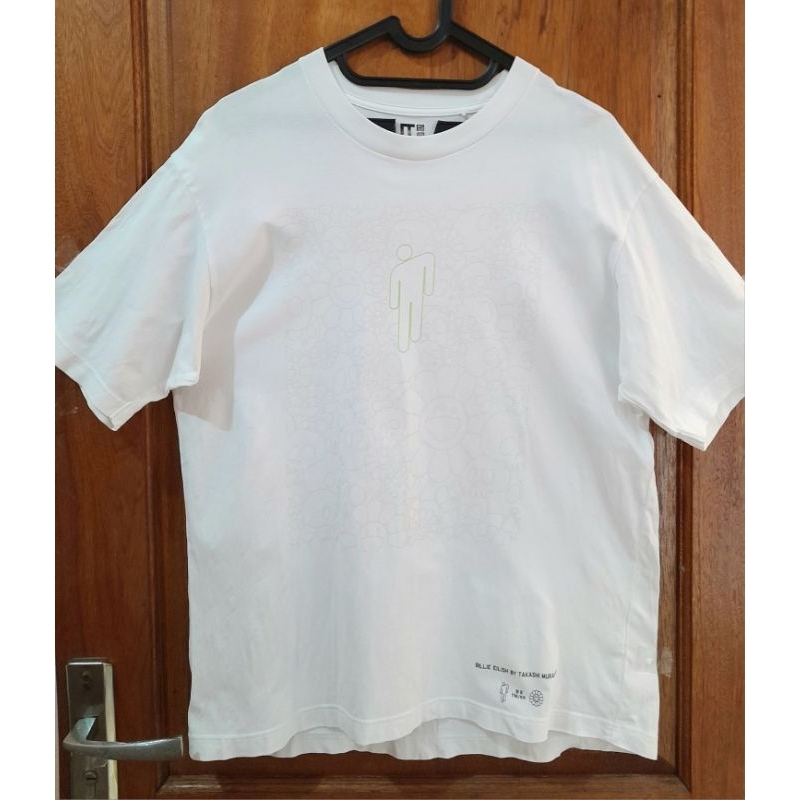 Kaos Tshirt Uniqlo UT x Billie Eilish Takashi Murakami.                second/vintage preloved