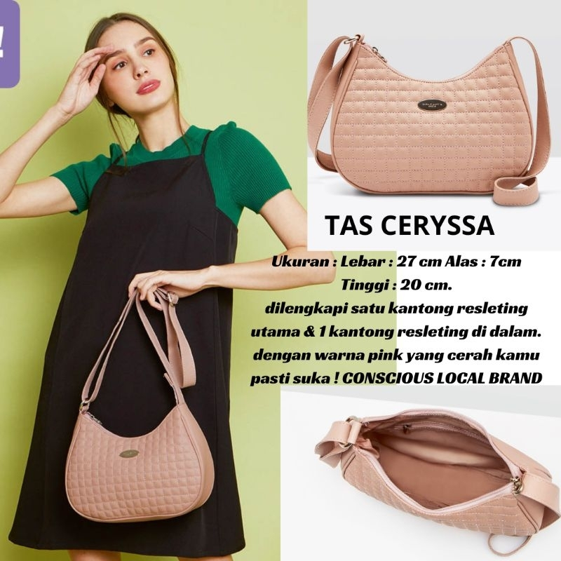Sophie Martin Paris Tas Selempang Wanita Ceryssa Terbaru 2025 Korea Style Elegan Original Sling Bag