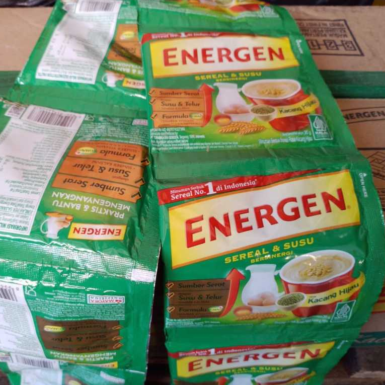 

Energen kacang hijau 1 renceng isi 10