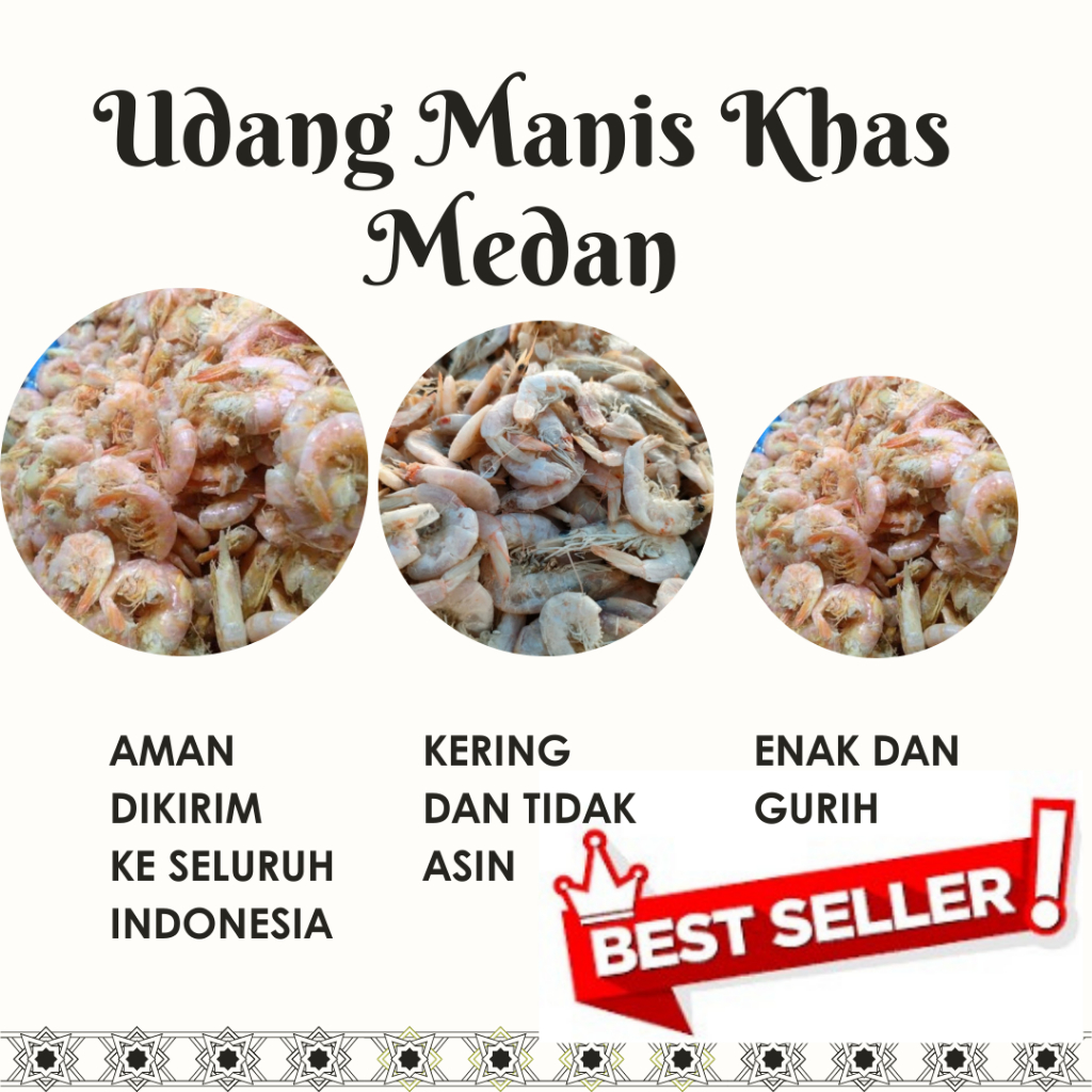 

Udang Manis dan KERING Khas Medan Premium Asli 1/2 Kg