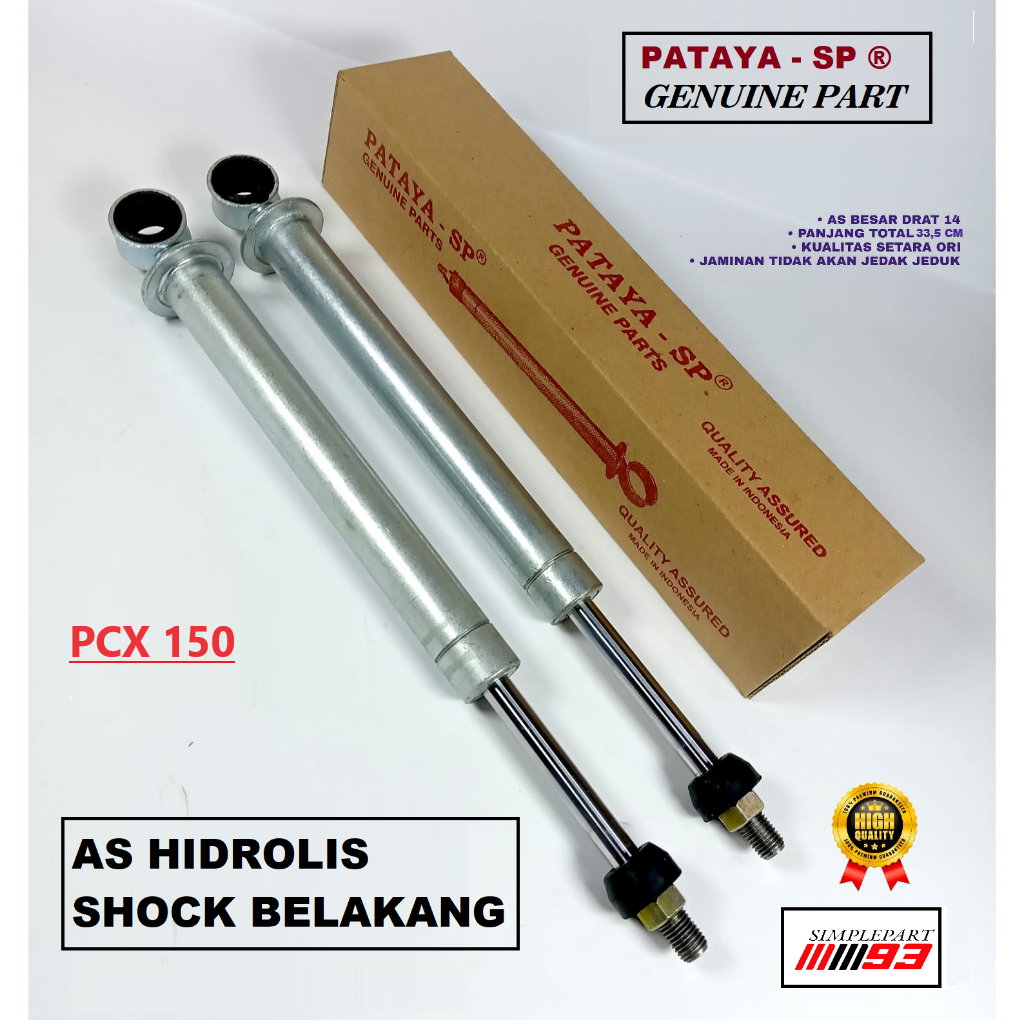 AS HIDROLIS SHOK  SHOCK SKOK BELAKANG [ PATAYA ] MOTOR HONDA - PCX 150 , PCX 160