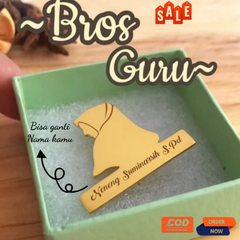 Bros nama custom hijab guru.
