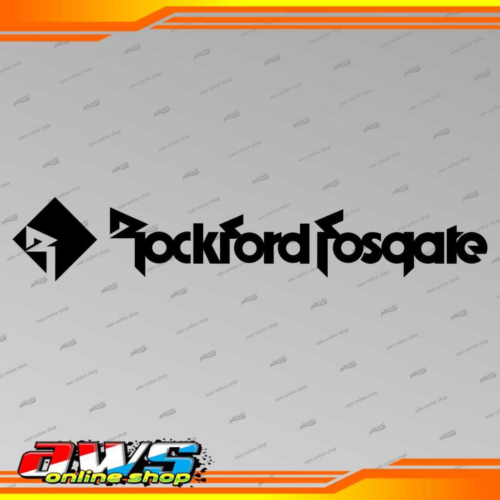 Sticker Cutting Rockford Fosgate