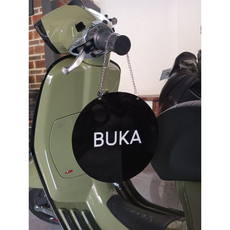 signage akrilik / BUKA TUTUP