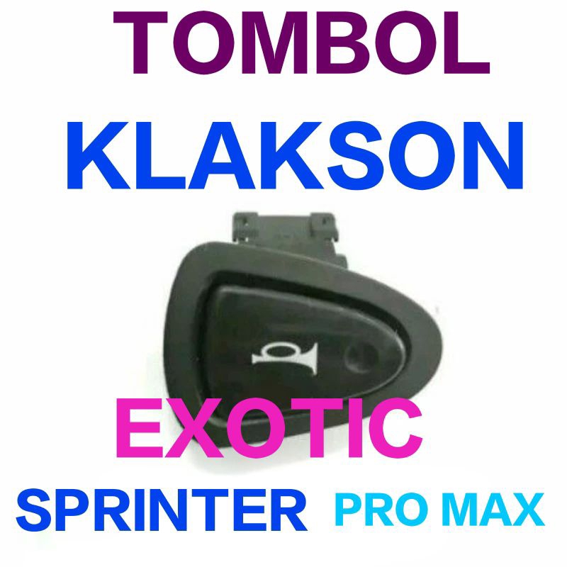 switch exotic sprinter pro max saklar bel tombol klakson motor listrik molis exotic sprinter pro max
