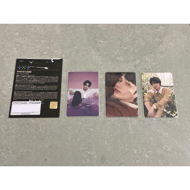 photocard ori pc official TXT YEONJUN , HUENINGKAI , BEOMGYU