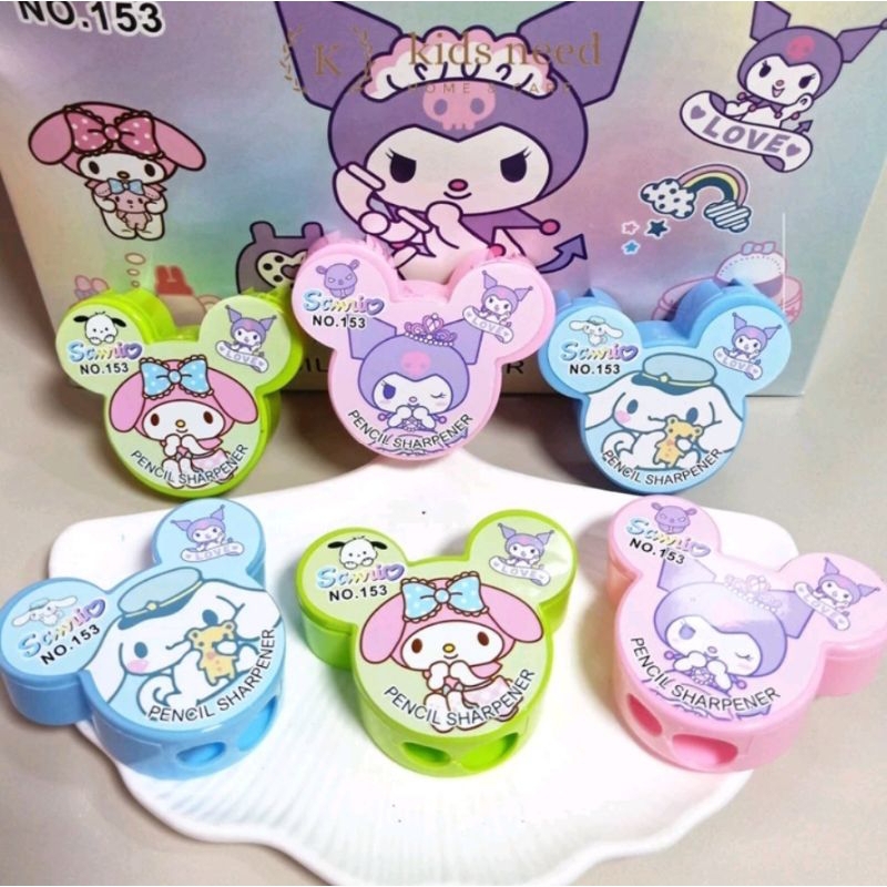 

Rautan Pensil Sanrio Serutan Kuromi Cinnamoroll My Melody