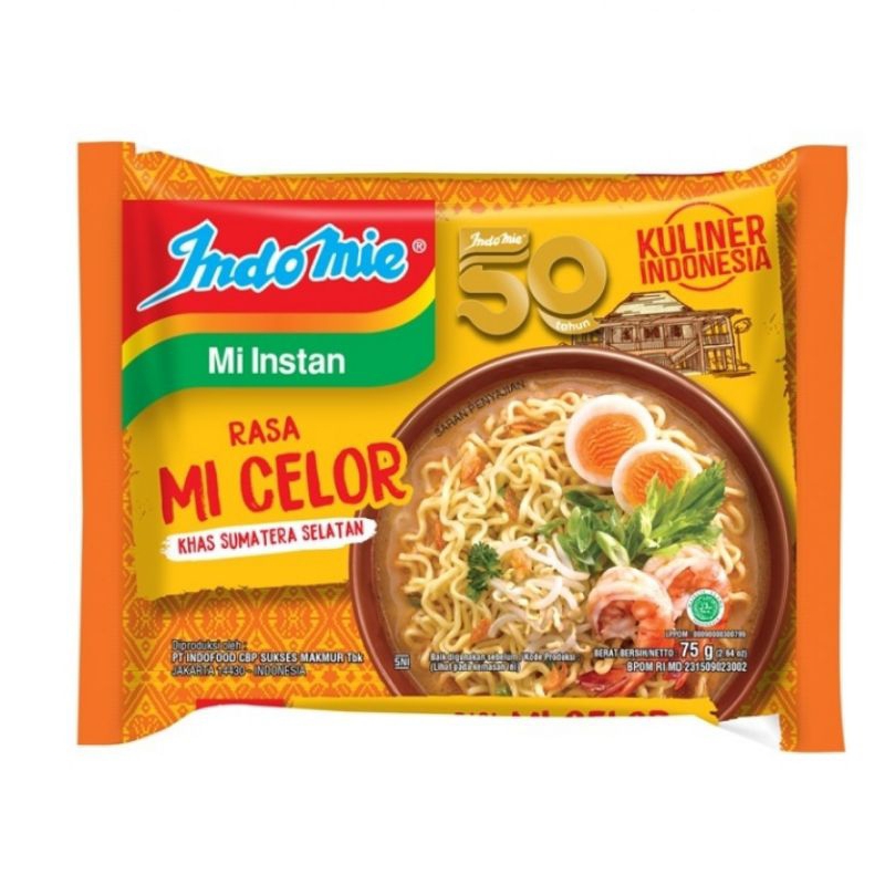 

Indomie Mie Celor 75 gr ( Palembang)