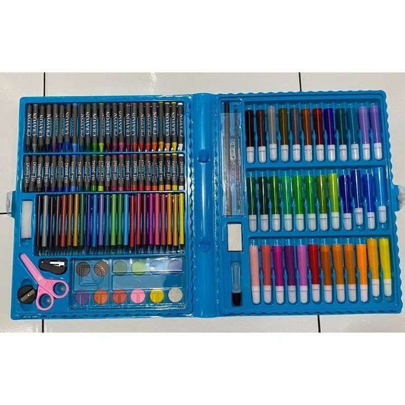 

CRAYON ART SET 150 PCS / CRAYON ANAK ISI 150 PCS