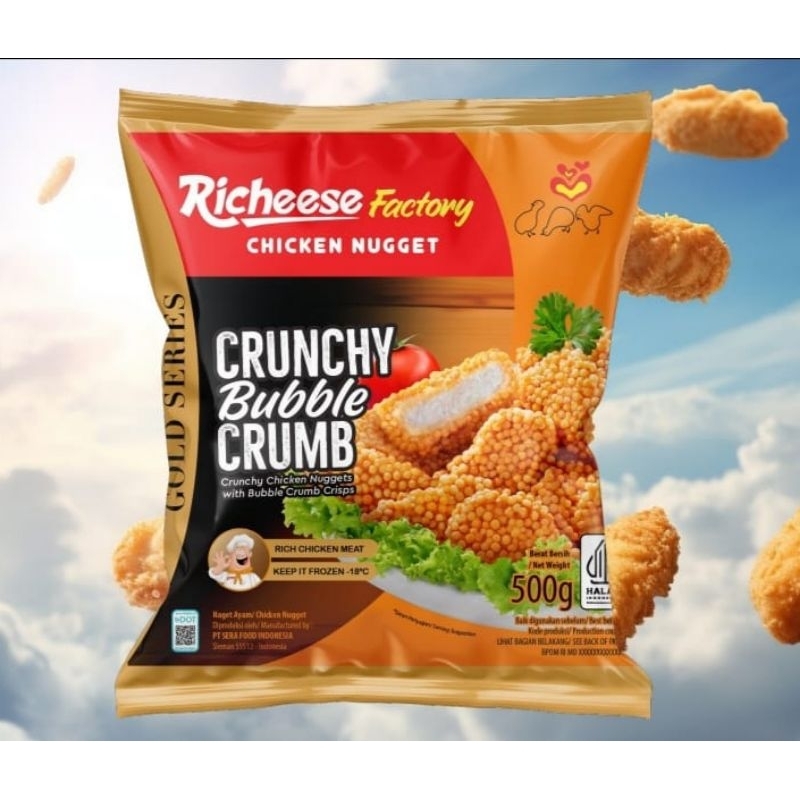 

Richeese Factory Nugget Crunchy Bubble Crumb 500g Crispy