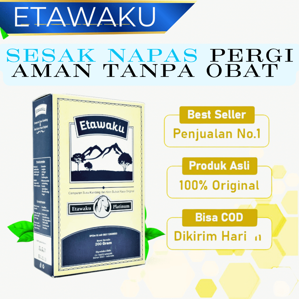 

ETAWAKU PLATINUM SUSU MURNI KAMBING ETAWA ATASI MASALAH PERNAFASAN