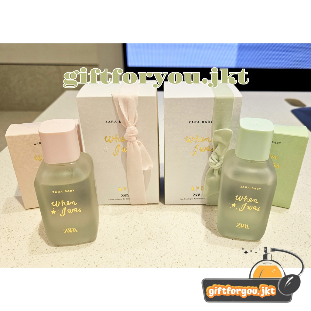 Parfum Zara Baby When I Was Alcohol Free Perfumed Water EDT 30 100 ml Eau de Toilette Anak Perempuan