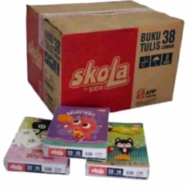 

buku tulis skola 38 lembar /pak
