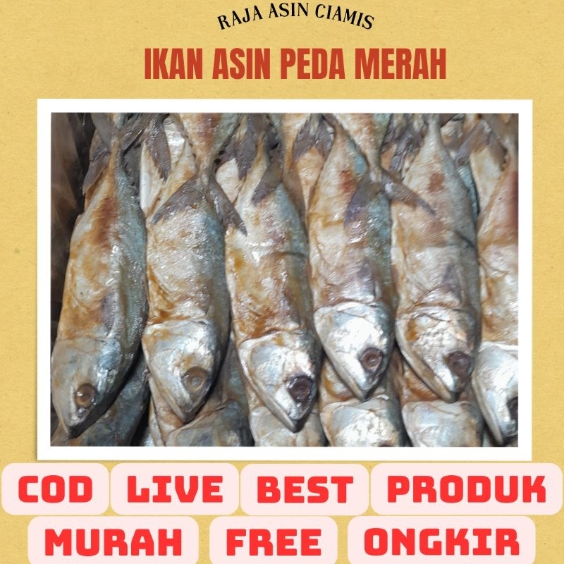 

IKAN ASIN PEDA MERAH