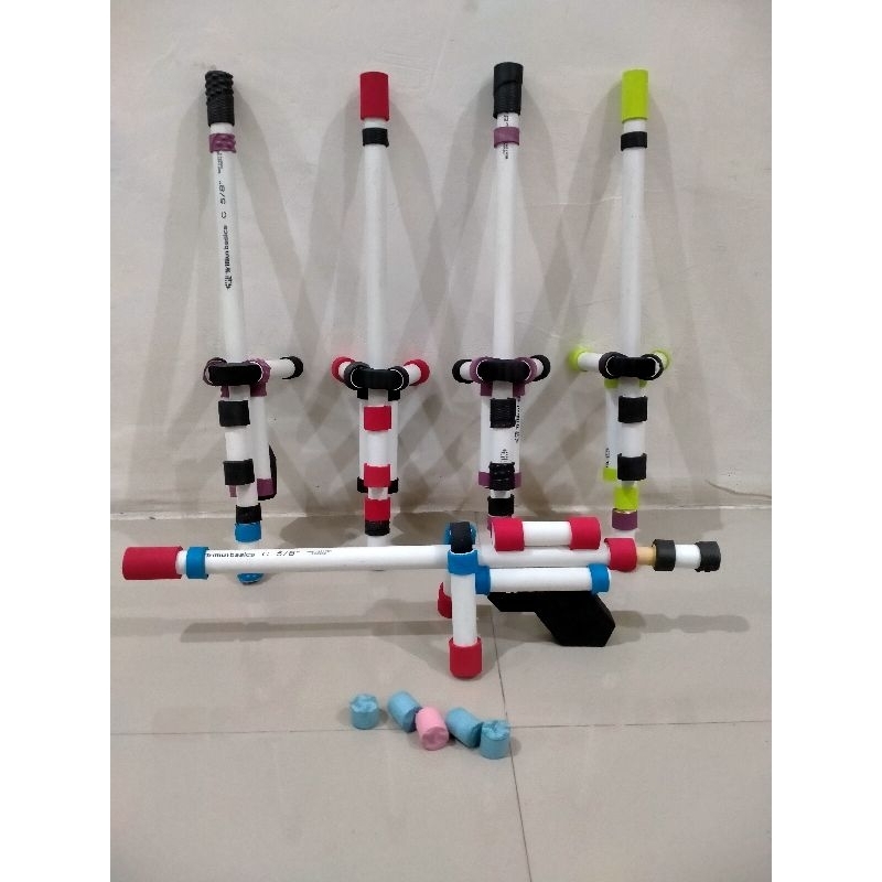 Mainan Tembakan-Tembakan Anak Anak Paralon / PVC Peluru Sepon