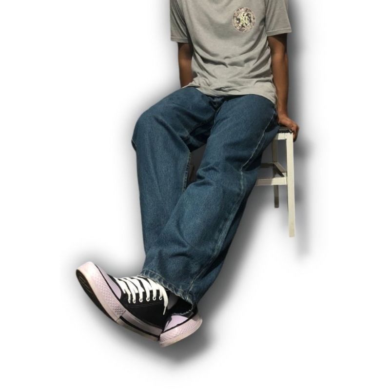 CELANA PANJANG JEANS PRIA (SECOND)|CELANA JEANS PRIA|JEANS PRIA GEORGE RELAXED
