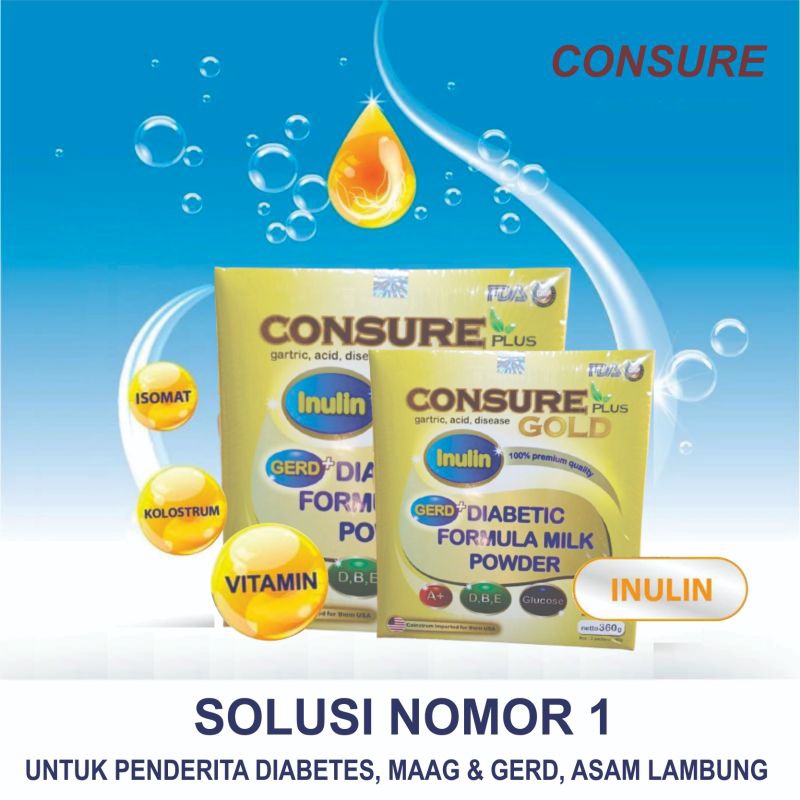 

Paket 2 Box Konsure Original Susu Diabetes dan Asam Lambung (GERD) Maag 100% Asli BPOM