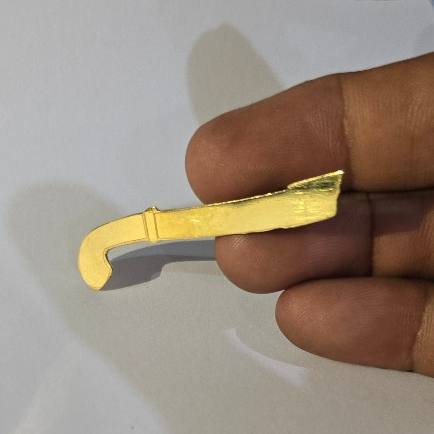 Pin Golok Bahan Plat Stainlish Pin Peci Betawi TYPE 01