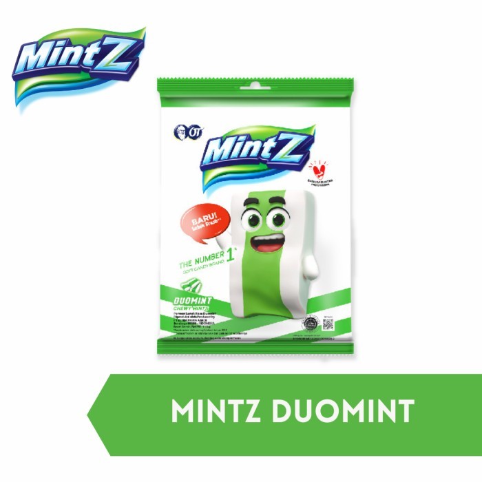 

Permen MINTZ Chewy Mint Lunak - Netto 115 gr (Isi 50 pcs)