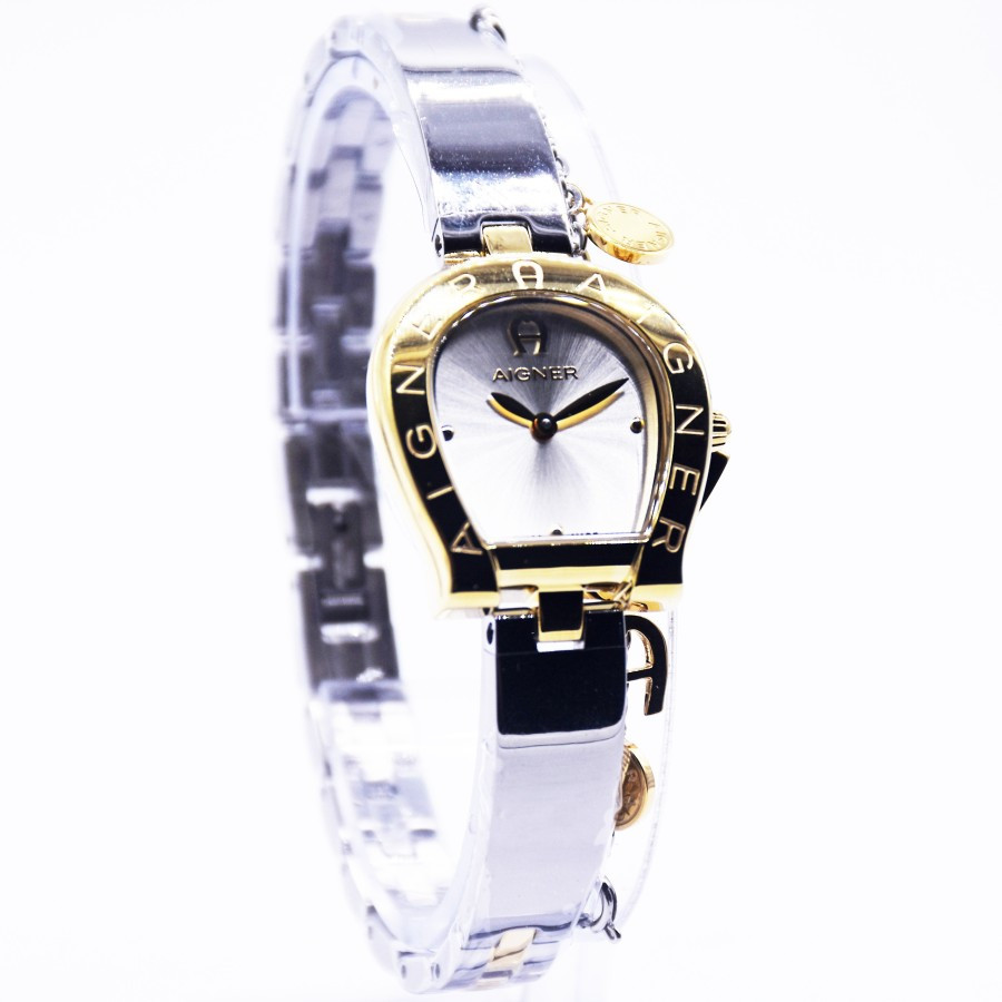 Jam Tangan Wanita Aigner Enna AGW.264001 Silver Gold Original Garansi Resmi